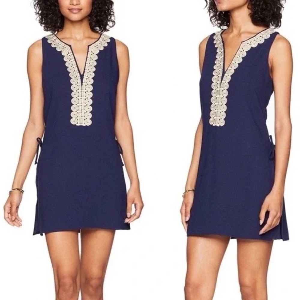 Lilly Pulitzer Donna Romper in True Navy